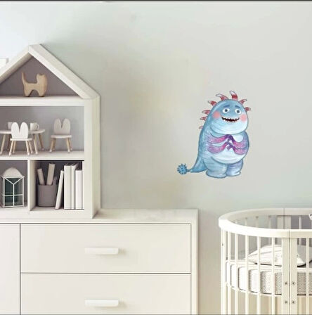 Çılgın Canavar Art Çocuk Odası Stickerı