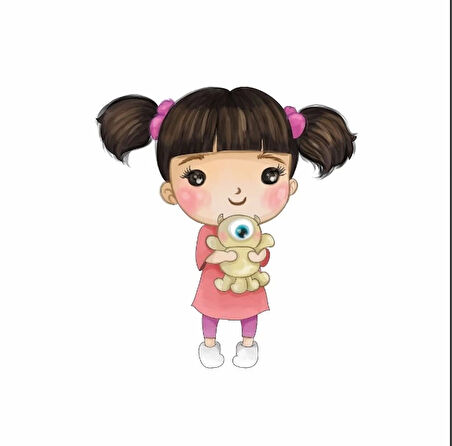 Minik Boo Çocuk Odası Stickerı