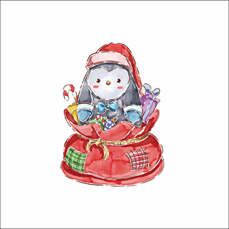 Hediye Penguen Sticker