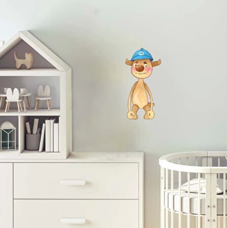 Şapkalı Sevimli Canavar Stickerı