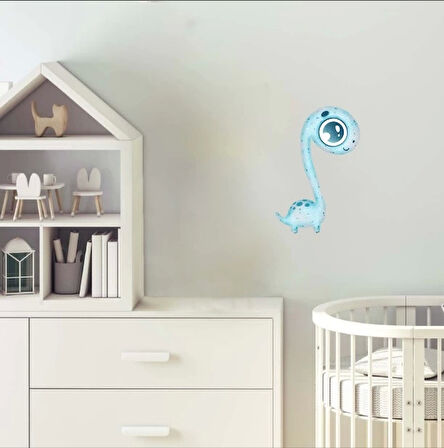 Gülümseyen Dinozor Bebek Stickerı