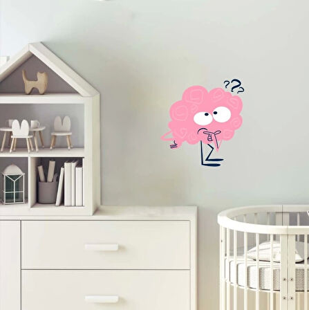 Şaşkın Beyin Duvar Sticker'ı