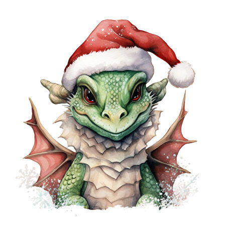 Yılbaşı Ejderhası Duvar Stickerı