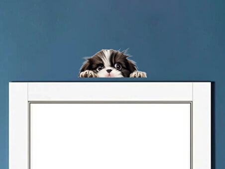 Beyaz Kaniş Duvar Stickerı