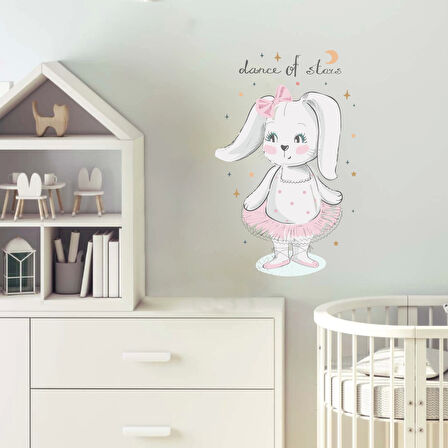 Balerin Tavşan Sticker