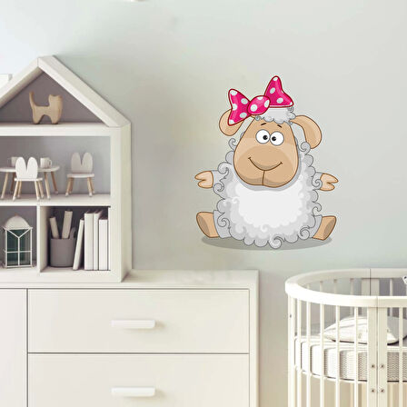 Sevimli Koyun Duvar Sticker