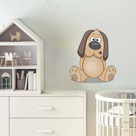 Oturan Sevimli Köpek Sticker