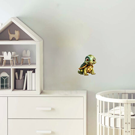 Şirin Kaplumbağa Duvar Stickerı