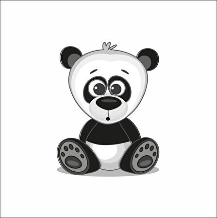 Sevimli Panda Sticker