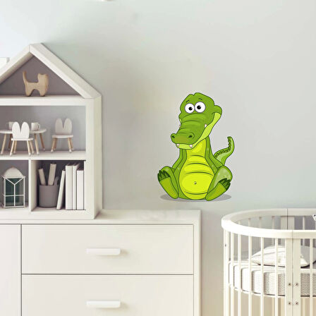 Sevimli Timsah Sticker