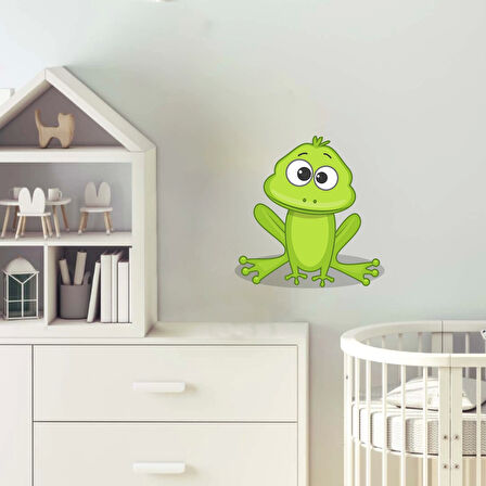 Sevimli Kurbağa Sticker