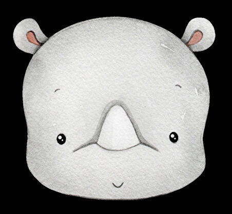 Gergedan Kafası Duvar Stickerı