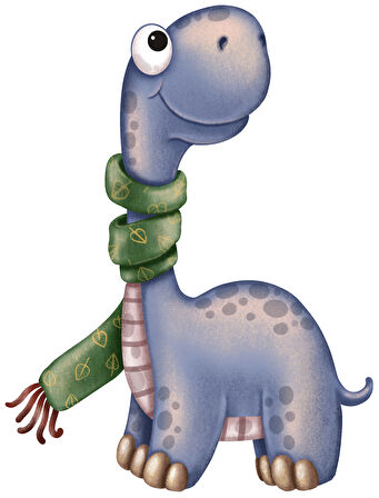 Atkılı Dinozor Duvar Stickerı