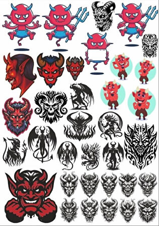 Şeytan Sticker Set