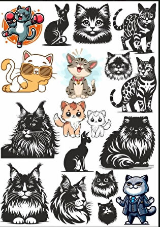 Kedi Sticker Set