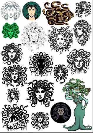 Medusa Sticker Set
