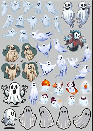Hayalet Sticker Set