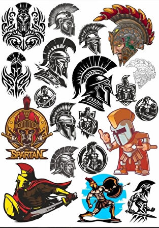 Spartalı Sticker Set