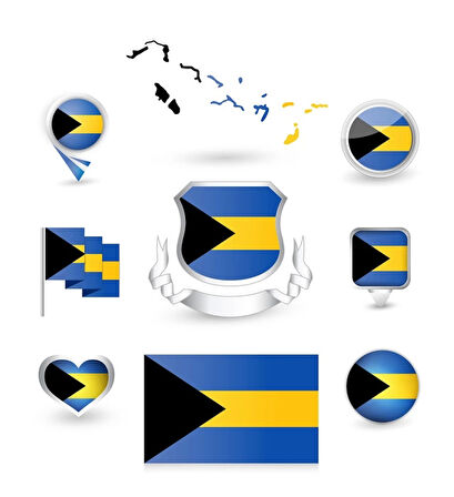 Bahamalar Sticker Set