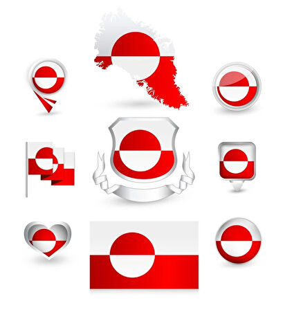Grönlan Sticker Set