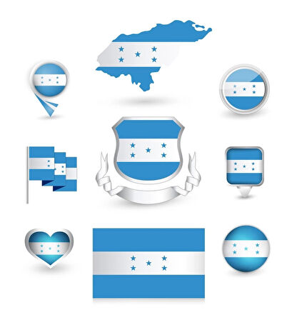 honduras Sticker Set