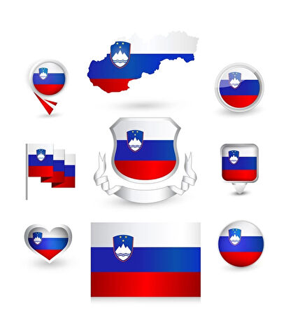 Slovenya Sticker Set