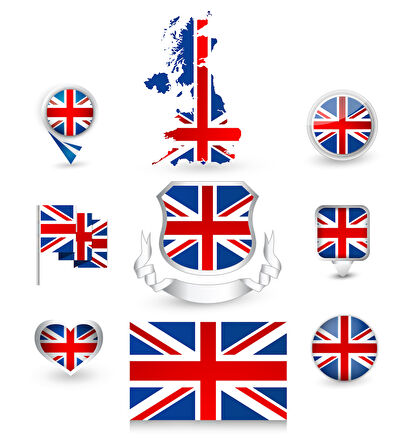 Birlleşik Krallık Sticker Set