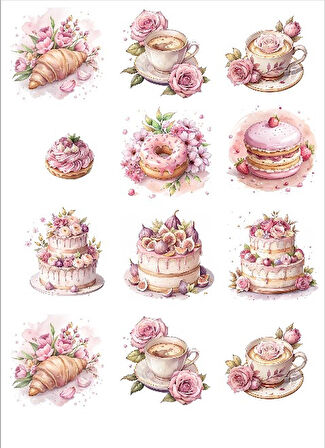 Pasta Sticker Set