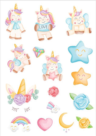 Unicorn Sticker Set