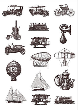 Old Araçlar Sticker Set