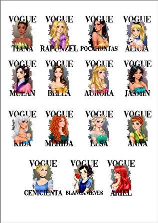 Vogue Sticker Set