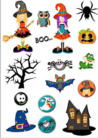 Cadı Sticker Set