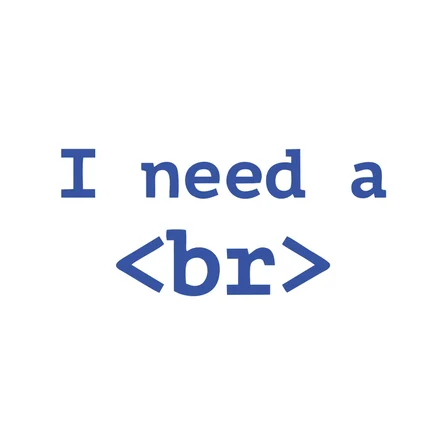 İ need BR Sticker 17x17 Cm Mavi