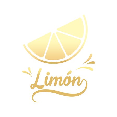Limon Sticker 17x17 Cm Gold