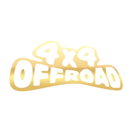 4x4 Off Road Sticker 17x17 Cm Gold