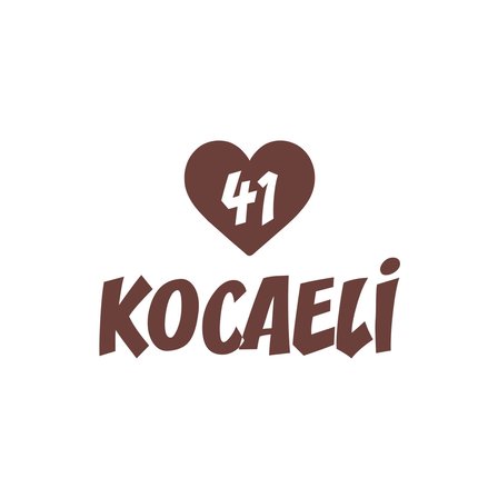 Kalpli 41 Kocaeli Araba Sticker 17x17 Cm Kahverengi