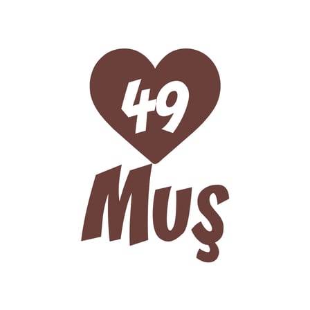 Kalpli 49 Muş Araba Sticker 17x17 Cm Kahverengi