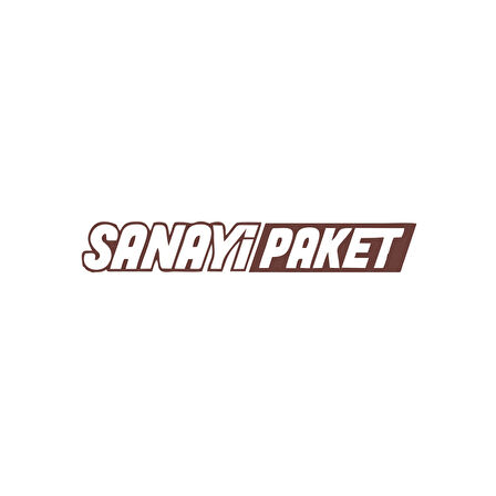 Sanayi Paket Araba Sticker 17x17 Cm Kahverengi