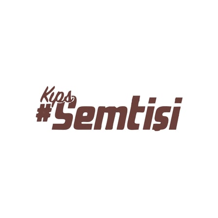 Kıps Semt İşi Araba Sticker 17x17 Cm Kahverengi
