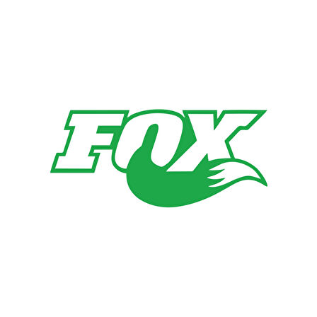 Fox Araba Sticker 17x17 Cm Yeşil