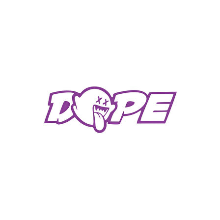 Dope Araba Sticker 17x17 Cm Mor