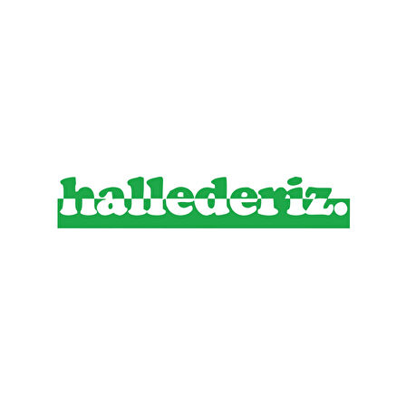 Hallederiz. Araba Sticker 17x17 Cm Yeşil