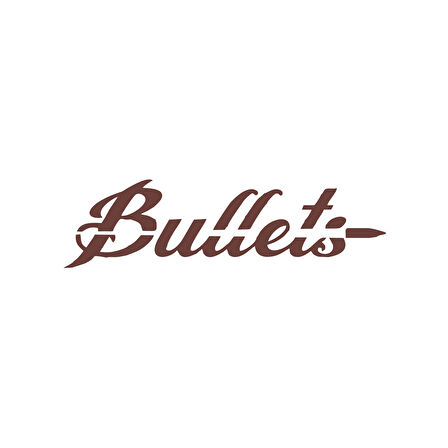 Bullets Araba Sticker 17x17 Cm Kahverengi
