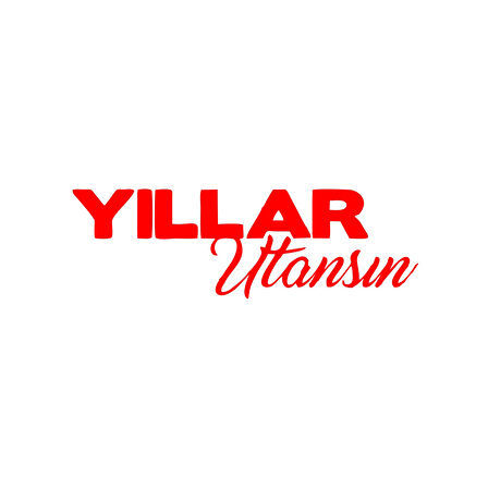 Yıllar Utansın Araba Sticker 17x17 Cm Kırmızı