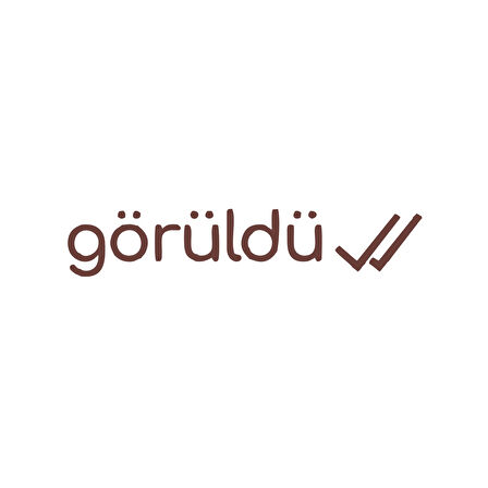 Görüldü Araba Sticker 17x17 Cm Kahverengi