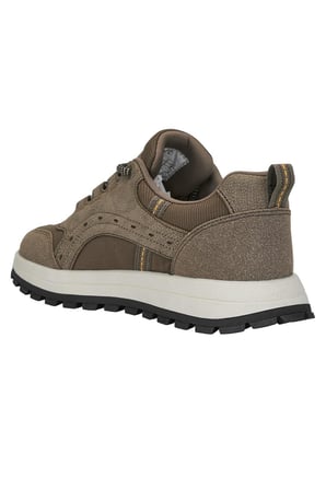 Erkek Kahverengi Spor Ayakkabı Rahat Yumuşak Taban Kaymaz Günlük Bağcıklı Sneaker RYT