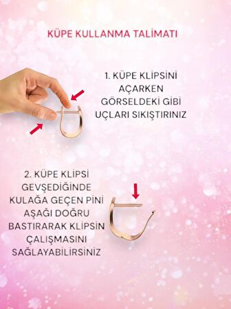 925 Ayar Gümüş Safir Taşlı Rose Oval Çocuk Küpesi