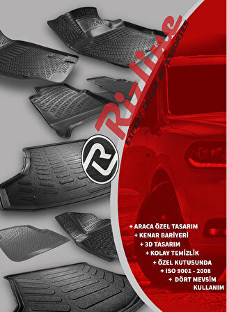 Rizline Ford Focus 3 2011-2014 Paspas 3d Havuzlu Paspas