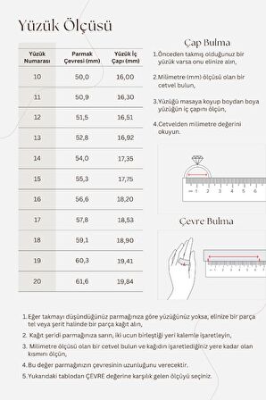 Burgu Desen Rose Minimal Gümüş Yüzük