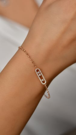 925 Ayar Gümüş Zirkon Taşlı Rose Işıltılı Özel Tasarım Modern Kolye Bileklik 2'li Takı Seti